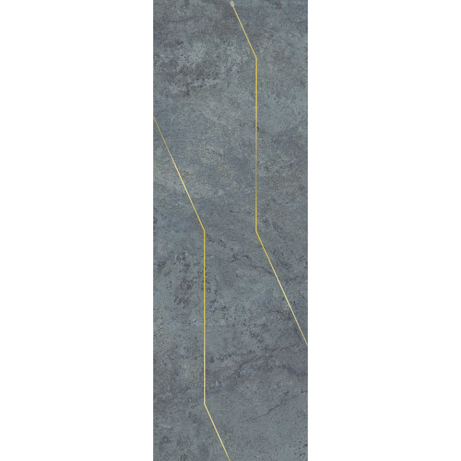 Декор Kerama Marazzi Эвора глянцевый обрезной синий светлый 30х89,5 см