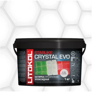 Затирка Litokol Starlike Crystal EVO эпоксидная для мозаики S.700 Crystal L0485460002 1 кг