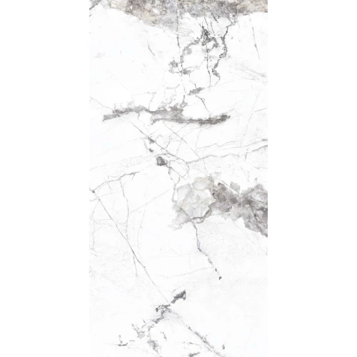 Керамогранит Planet Ceramics UKGL14-G глянцевый с золотом белый 120х60 см