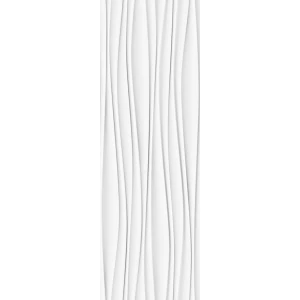 Декор настенный Porcelanosa Oxo Line Blanco матовый белый 100292649 100х33,3 см