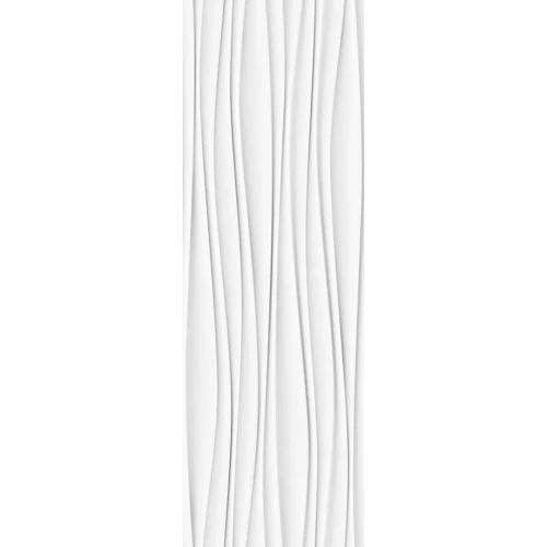 Декор настенный Porcelanosa Oxo Line Blanco матовый белый 100292649 100х33,3 см