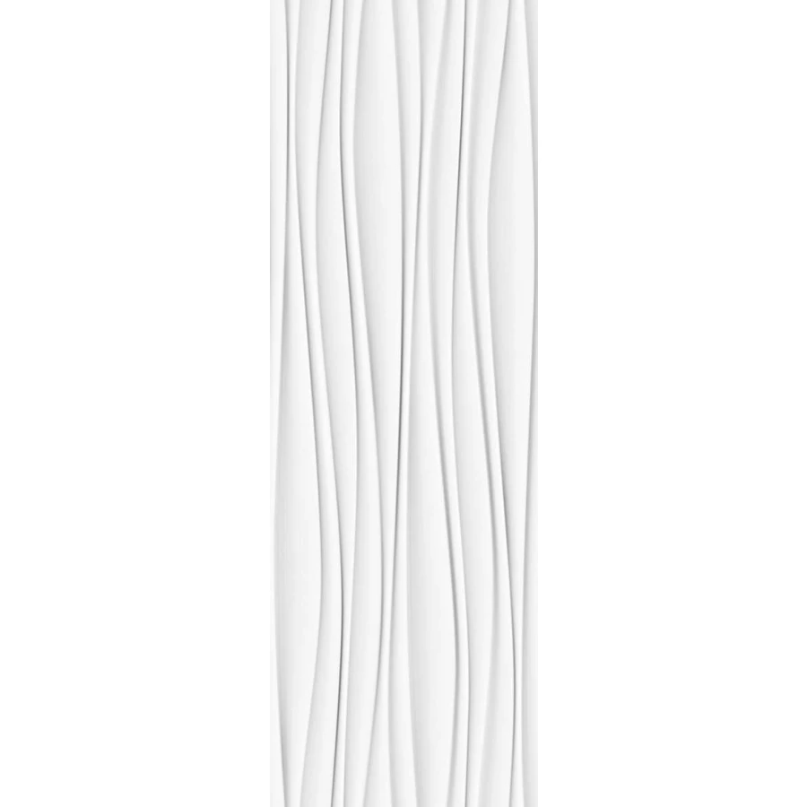 Декор настенный Porcelanosa Oxo Line Blanco матовый белый 100292649 100х33,3 см