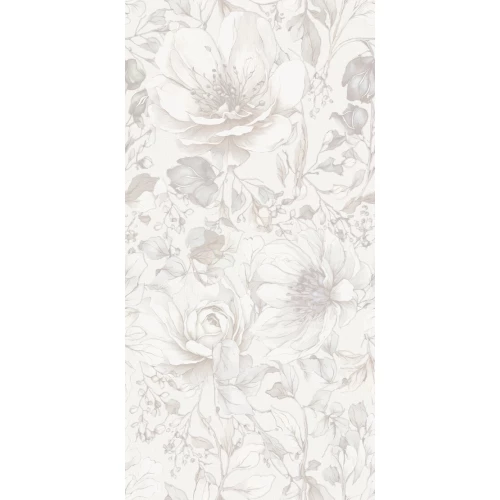 Плитка настенная Ape Ceramica Bellagio Dec Brezza Bianco Mix Rect матовая белая A043768 120х60 см