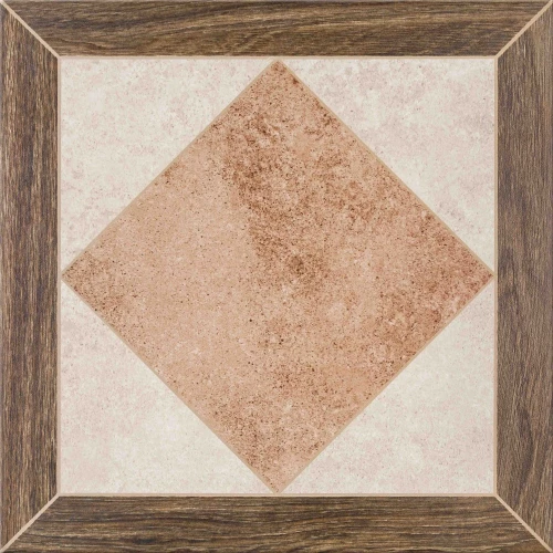 Керамический гранит Cersanit Persa Wood Frame C-PE4R452D многоцветный 42x42