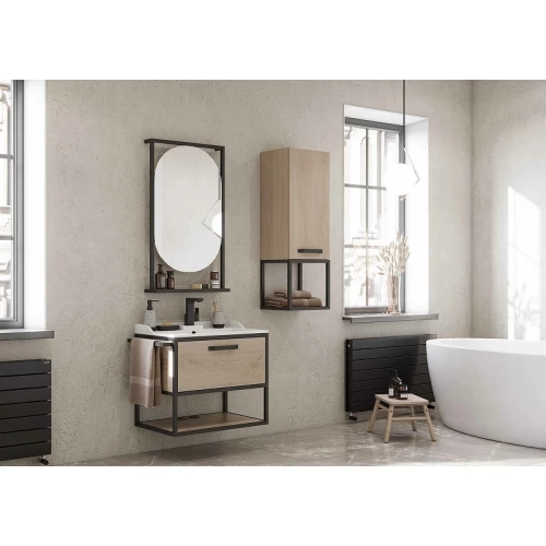 Зеркало Aquaton Лофт Фабрик 50 Дуб Эндгрейн 1A242502LTDU0