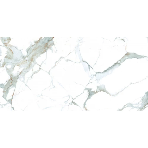 Керамогранит lamore Ceramic Gloss 60х120 Geo Bianco глянцевый бело-серый 60/120-026 120х60 см