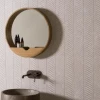Плитка настенная Porcelanosa Сорал Асеро Спига / Coral Асеро Spiga матовая серая 100330297 120х45 см