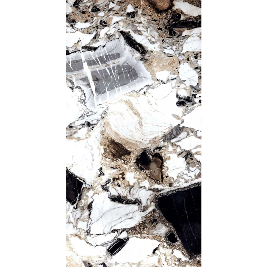 Керамогранит Arcadia Ceramica Grande Crystal High Gloss глянцевый белый HG2002-A 120х60 см