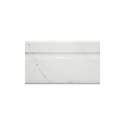 Бордюр Marazzi Alzata Lithos Carrara белый 15х25 см