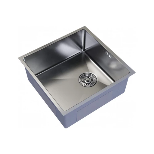 Мойка MixLine PRO подстольный монтаж вып 3 1/2 20 см с сифоном сатин 547227 50х50 см