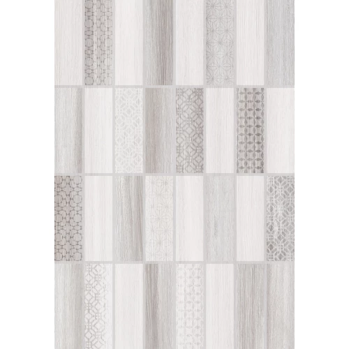 Декор Керамин Нидвуд 1Д серый 27,5х40