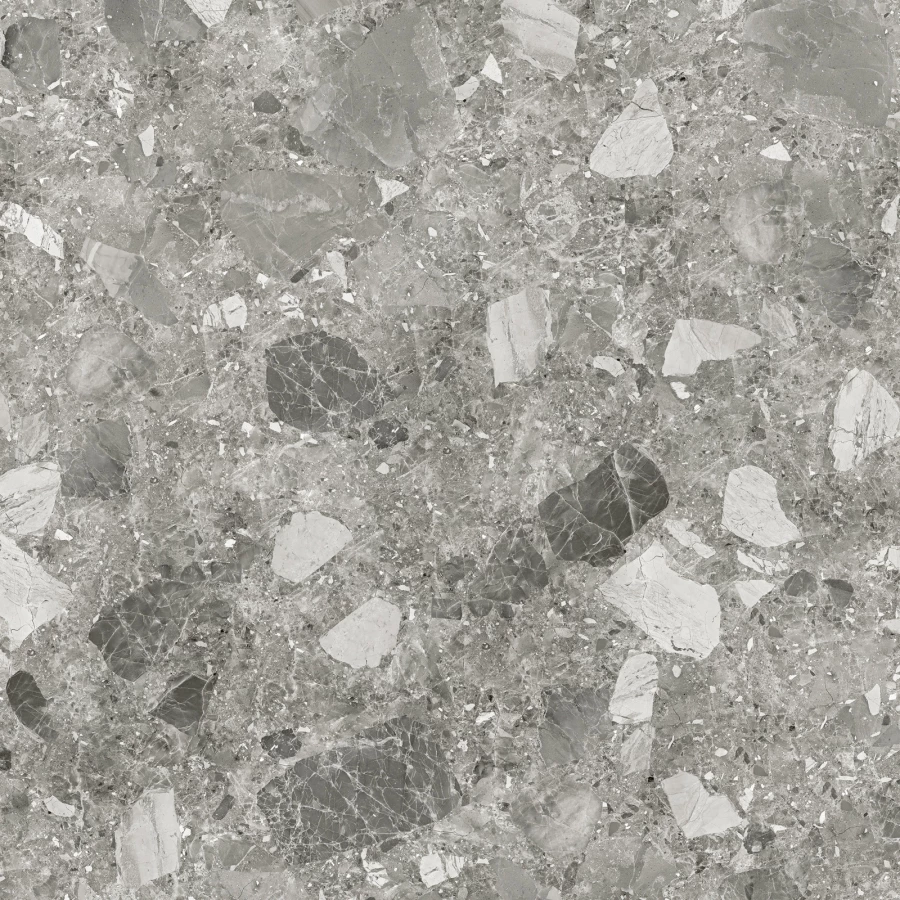 Керамогранит ALMA Ceramica Steel rock sugar-эффект серый GFU04STE70R 60х60х0,95 см