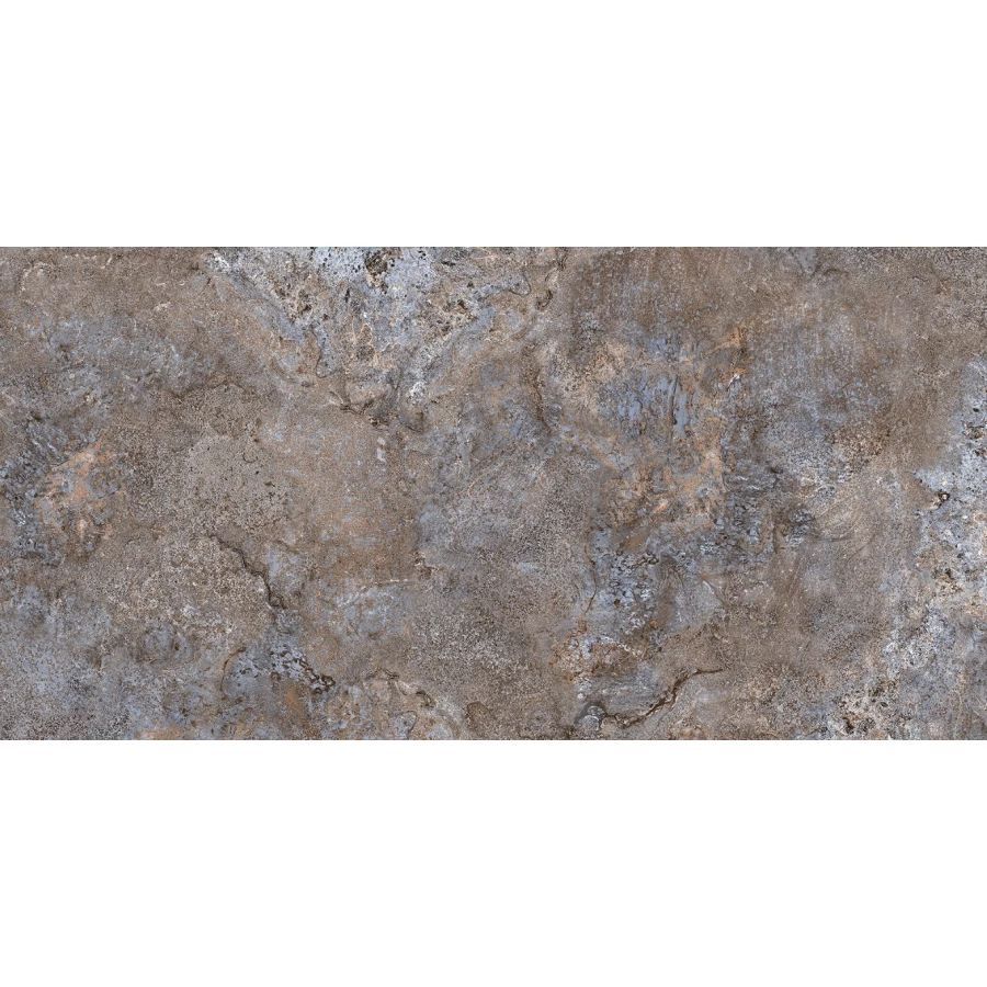 Керамогранит ALMA Ceramica Indastrio sugar-эффект коричневый GFA114IND40R 114х57х0,75 см