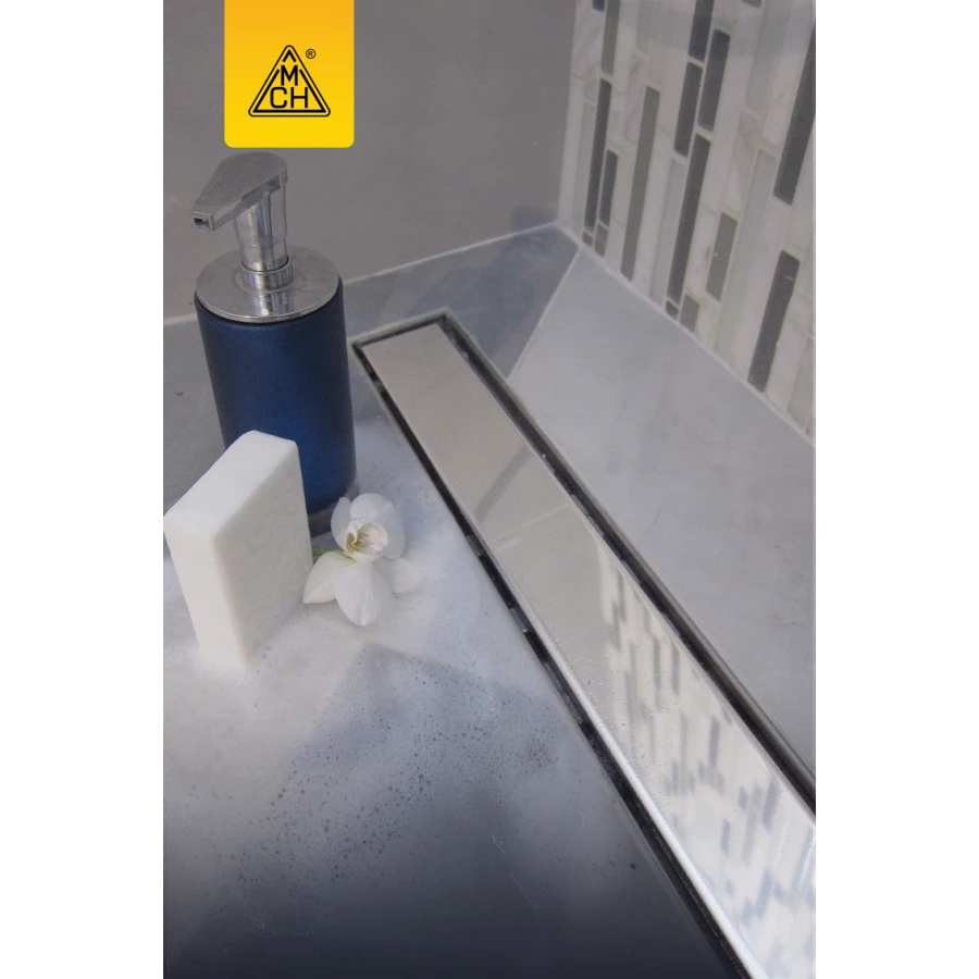 Душевой лоток Creto Uni с решеткой хром CRE-450 UH 45 см