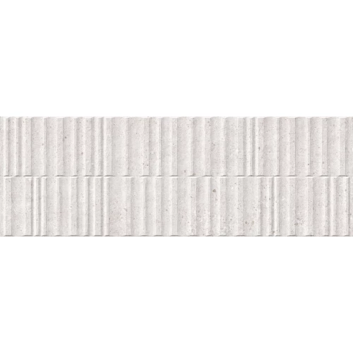 Плитка настенная Peronda Manhattan Wall Manhattan Silver Wavy SP R матовая серая 8,6 мм 5087834756 100х33,3 см