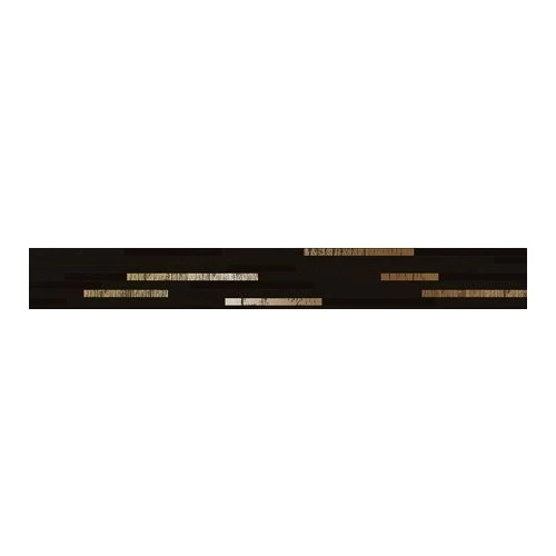 Бордюр Kerlife Intenso Mix Gold золотисто-черный 50.5*6.2 см