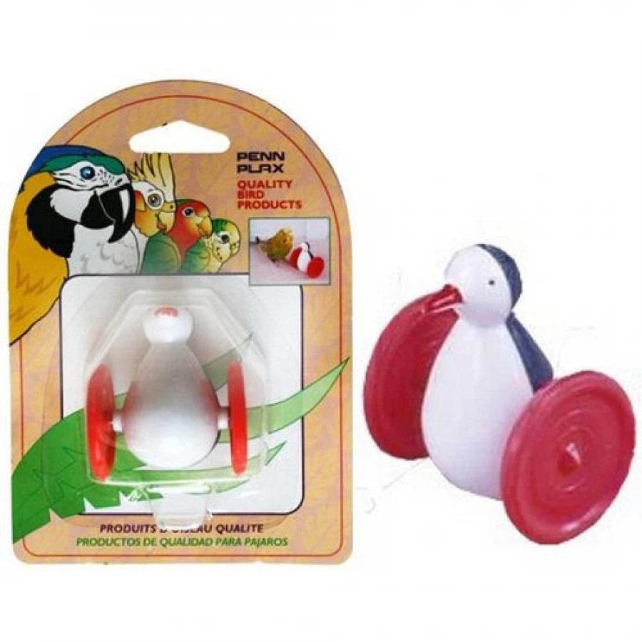 Игрушка для птиц Penn-Plax Пингвин на колесах