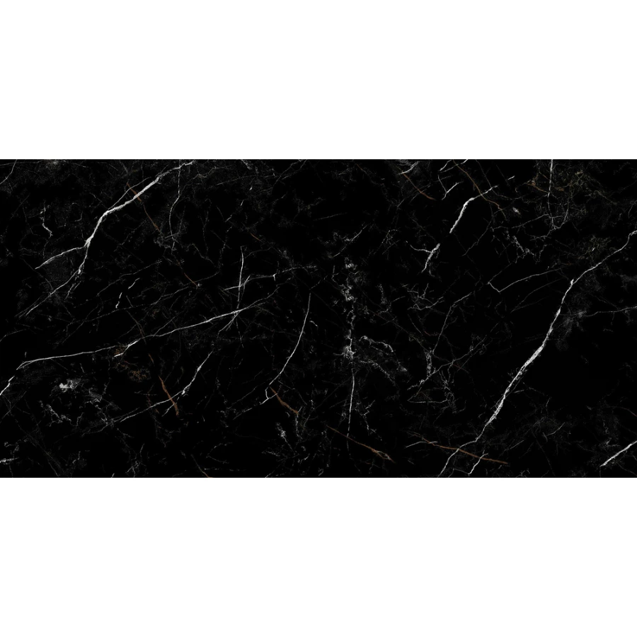 Керамогранит Cersanit Nero полированный HG черный ректификат A17442 120х60 см