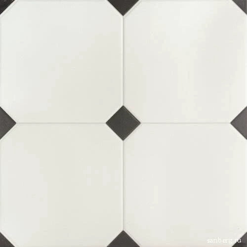 Керамогранит El Molino Betera Black White R 58x58 см