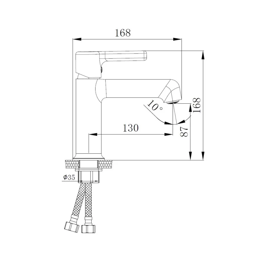 Смеситель для раковины Haiba HB10814