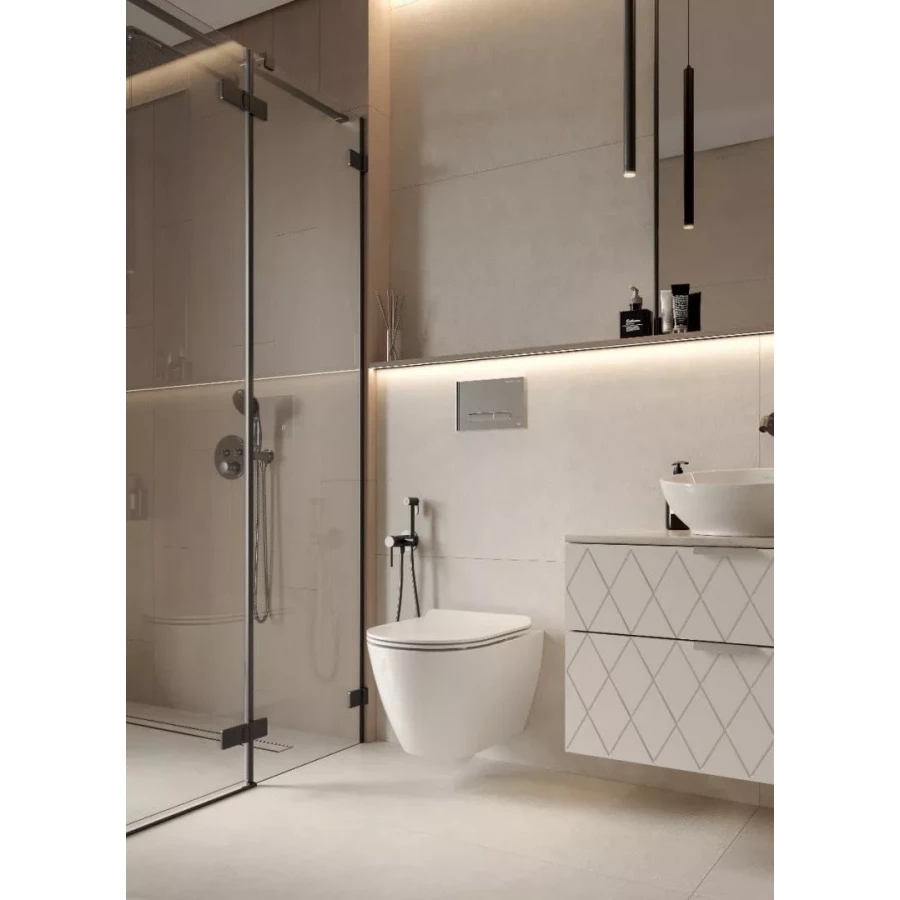 Керамогранит Kerranova Naedine Milky кремовый K-2150/SR 120х60 см