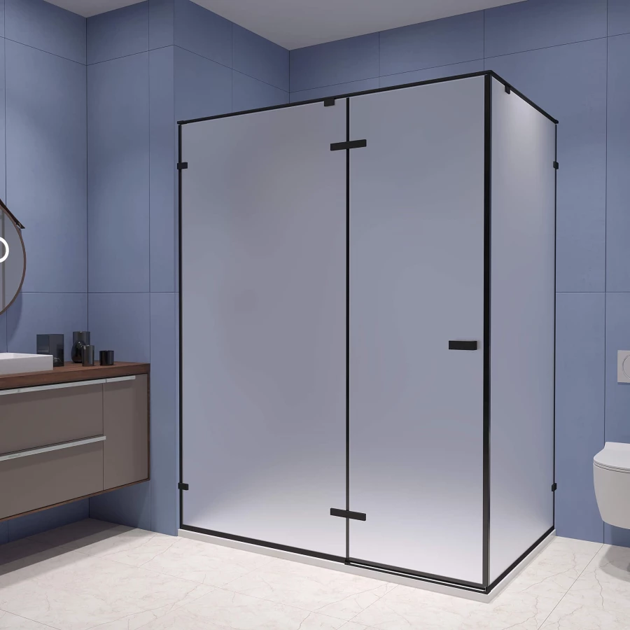 Душевой уголок RGW SV-040B Матовое-Сатинат 353204009-24 100х90 см