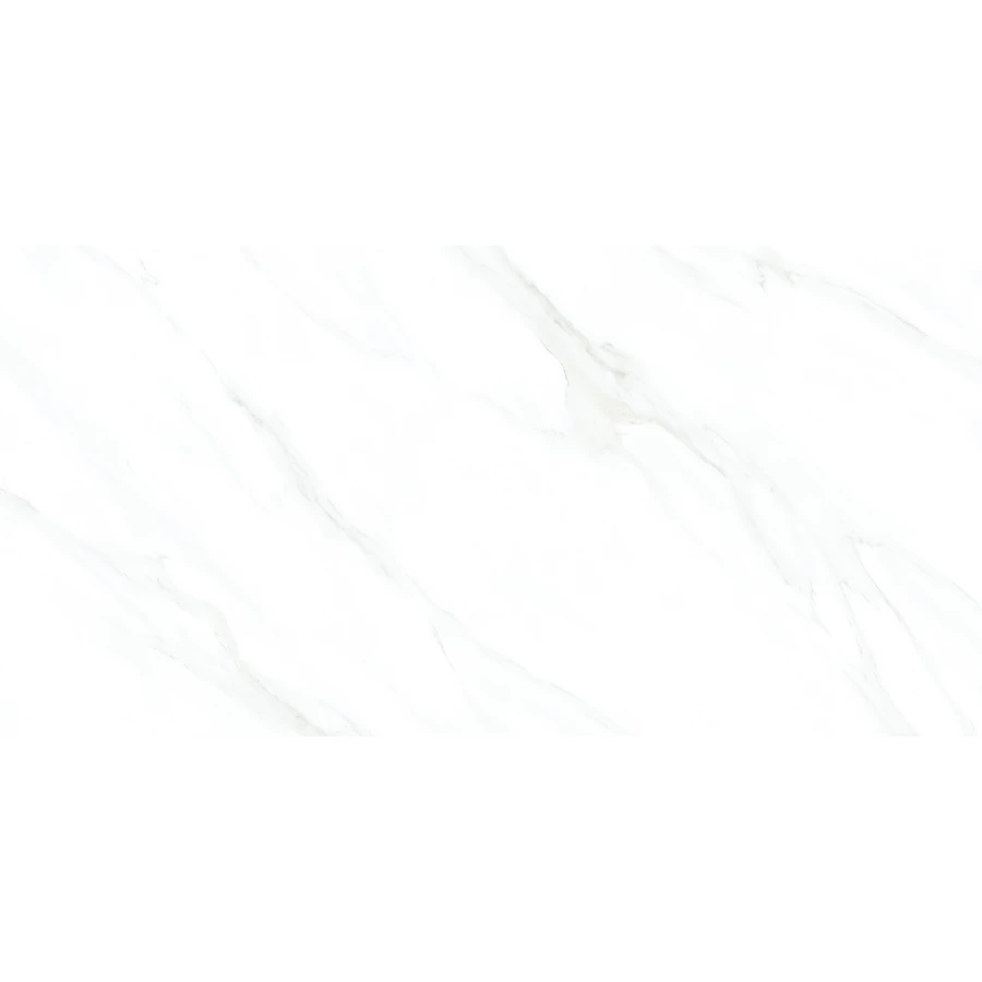 Керамогранит lamore Ceramic Gloss 60х120 Statuario Pearl глянцевый белый 60/120-058 120х60 см