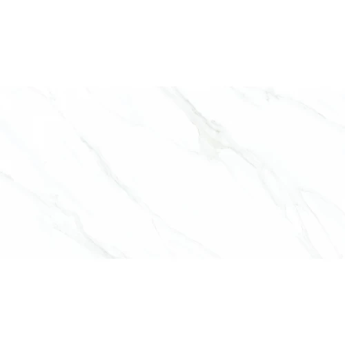 Керамогранит lamore Ceramic Gloss 60х120 Statuario Pearl глянцевый белый 60/120-058 120х60 см