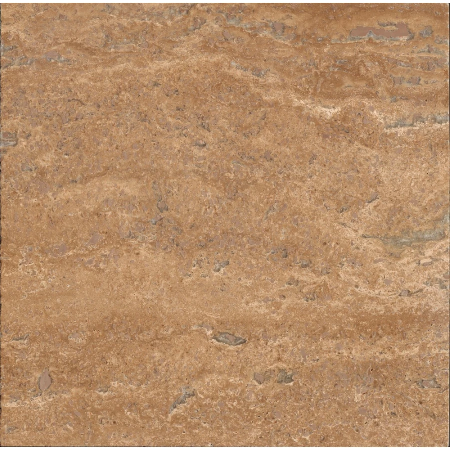 Керамогранит Stone4Home Toscana натуральный травертин Polished 45,7х45,7 см