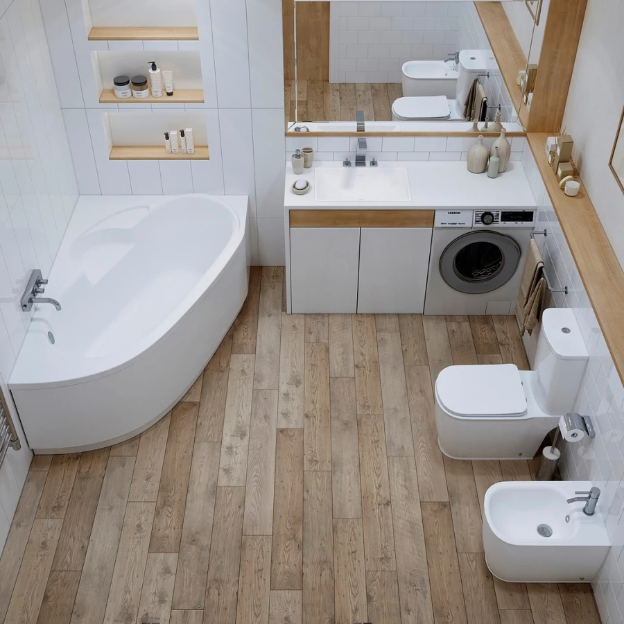 Акриловая ванна Lavinia Boho Bell Pro 3702140L / 140*95 см левая