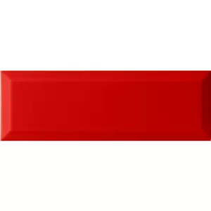 Плитка настенная Monopole Fresh Rojo Brillo Bisel 30х10 см