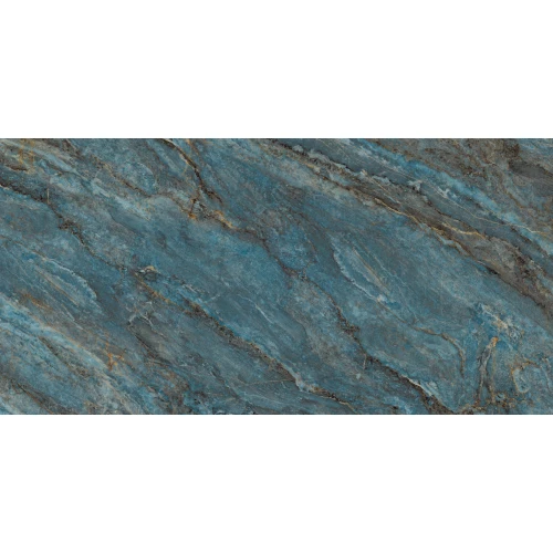Керамогранит Laparet Beam Turquoise лаппатированный шайн бирюзовый 120х60 см