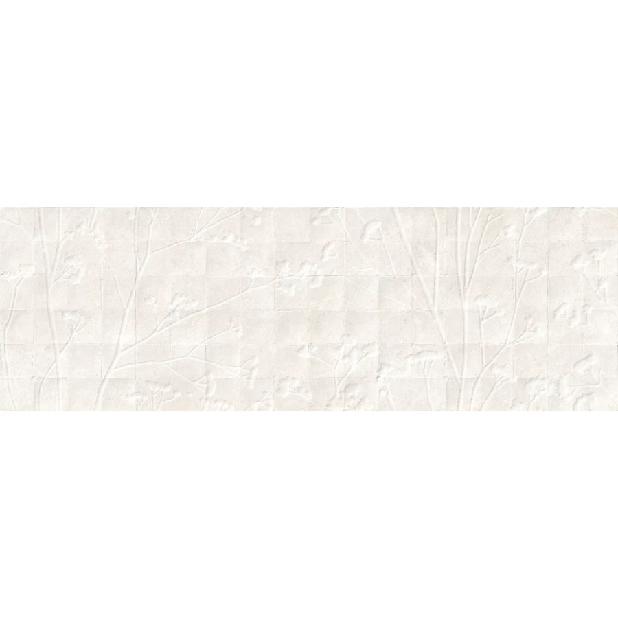 Плитка настенная Peronda Charme Wall Charme Bone Fleur R матовая белая 5087840655 100х33,3 см