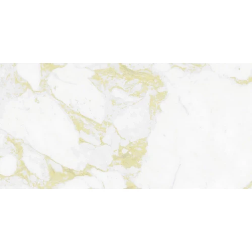 Керамогранит Planet Ceramics UKSL-2425 глянцевый с золотом белый 120х60 см