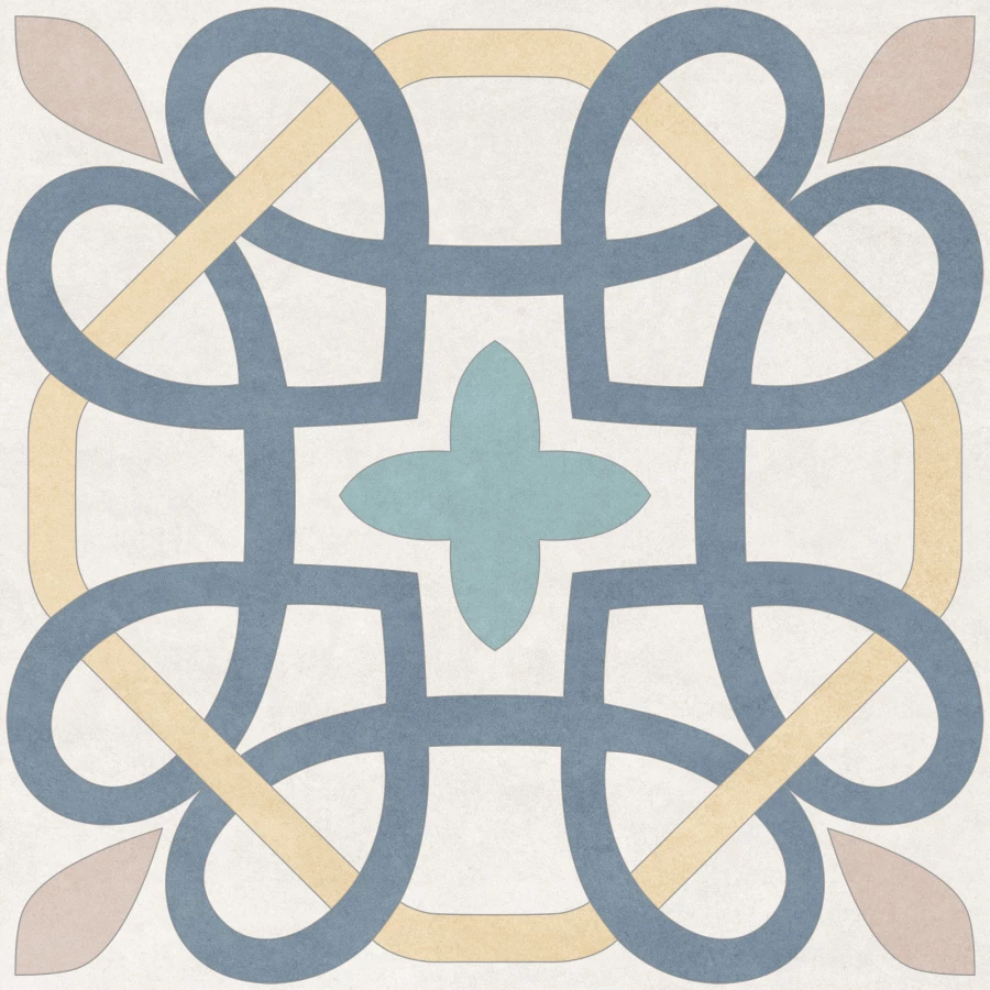 Керамогранит New Trend Design Art Mix 4 матовый многоцветный GP2020DMX55 20х20 см