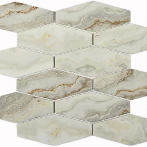 Мозаика Bonaparte Стеклянная мозаика Fontana Great 151,6х62,18 матовая серая 30,7х27,1 см