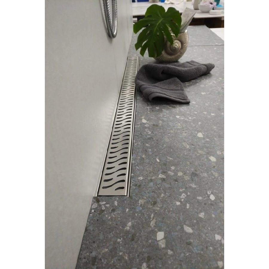 Душевой лоток Creto Zigzag с решеткой хром CRE-650 ZH-50 65 см