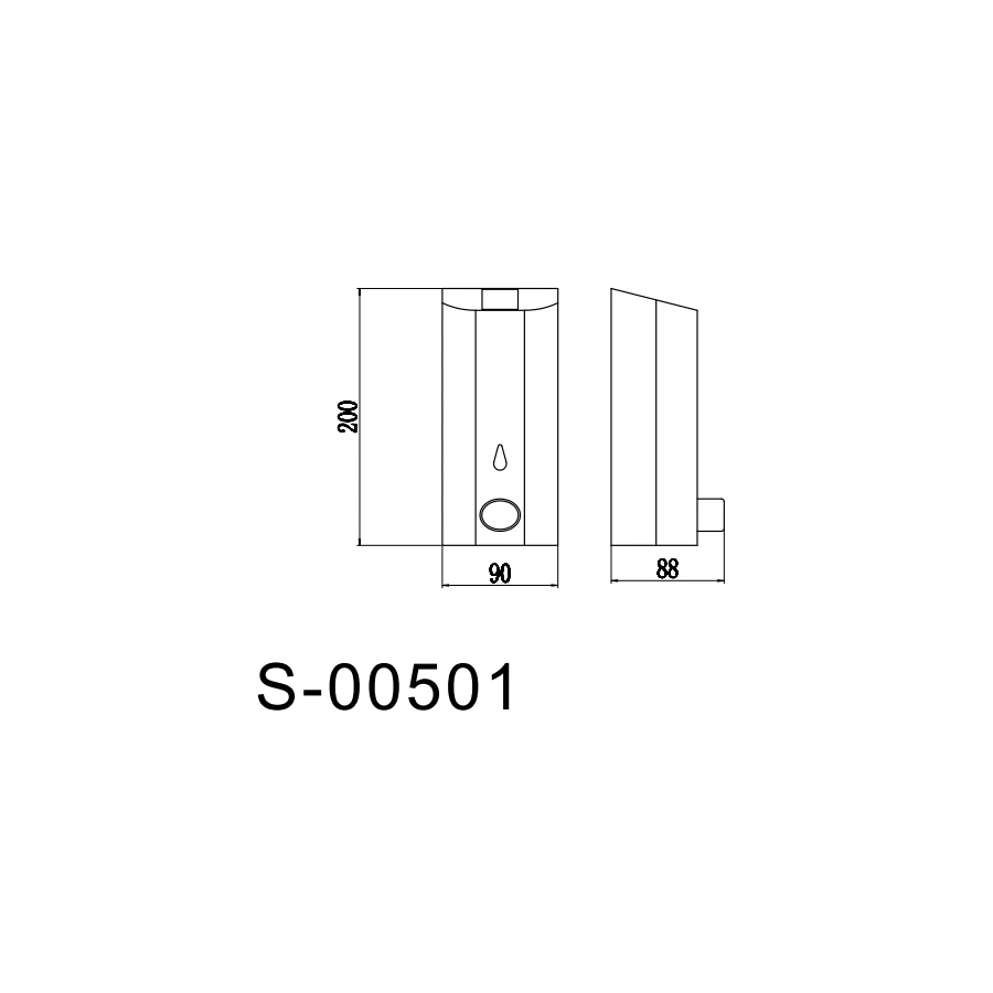 Дозатор для жидкого мыла Savol 0,4 л S-00501