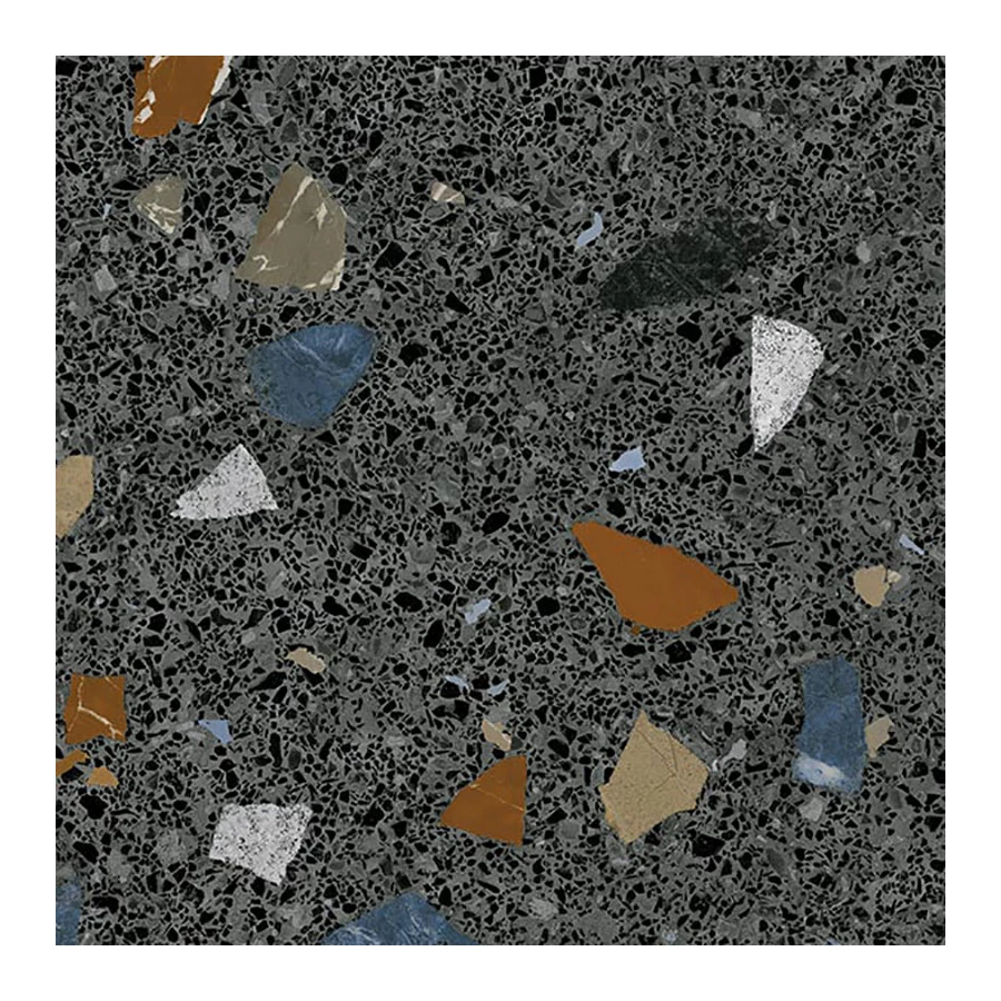 Керамогранит Arcana Ceramica Страччателла Графито / Stracciatella Grafito матовый черный ARC_STR_GR60 60х60 см
