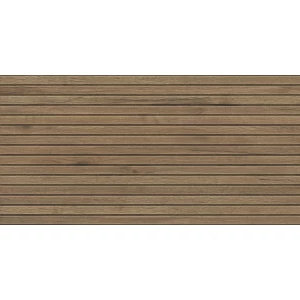 Керамогранит LCM Лиам Линия темный / Liam Dark Line матовый карвинг коричневый 60120LAM21M 120х60 см