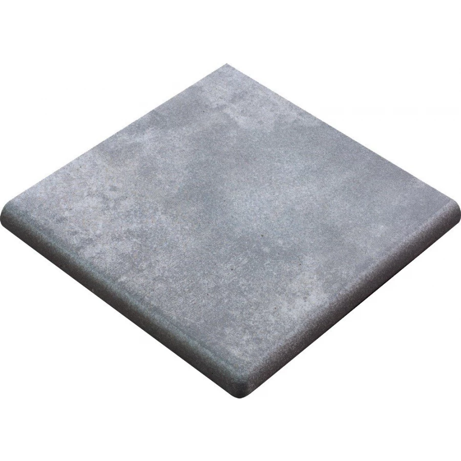 Клинкерная плитка Gres de Aragon Mytho Esquina Redonda Acero матовая серая 902589 33х33 см