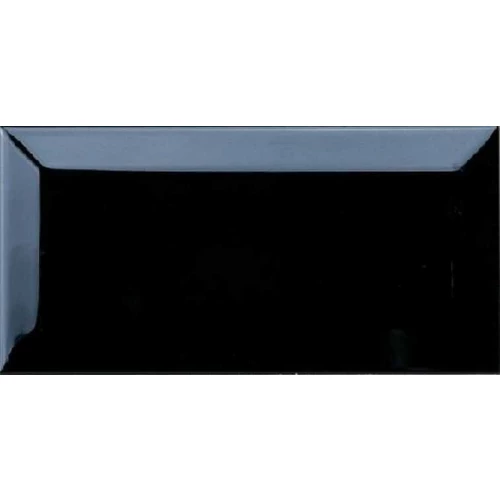 Плитка настенная Adex Neri Liso Pb Negro глянцевая черная ADNE1080 15х7,5 см