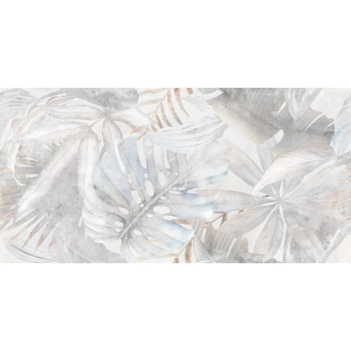 Керамогранит Delacora Bahamas Floristry Light матовый граниль светло-серый D120241G 120х60 см