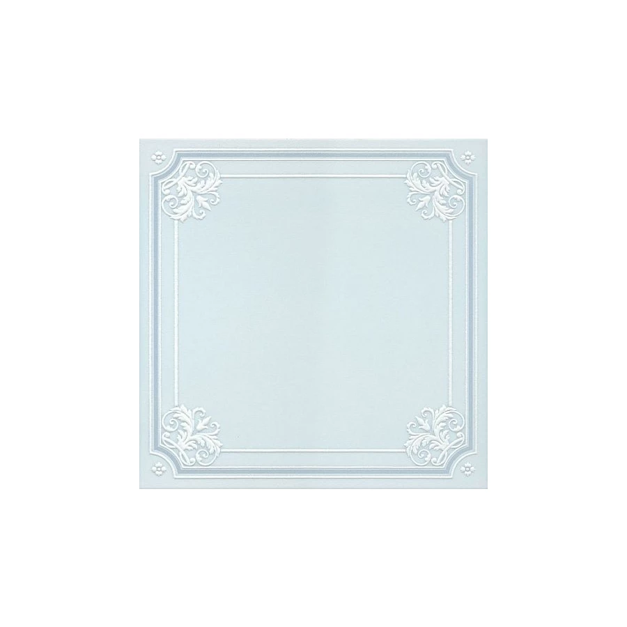 Декор Kerama Marazzi Петергоф голубой 40,2х40,2 см