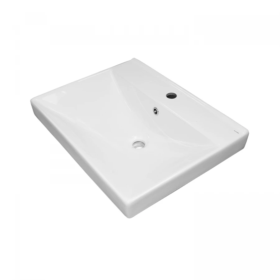 Комплект Тумба Azario Мила 60h напольная с раковиной Tempo 60 белый матовый CS00091364 61х48х86 см