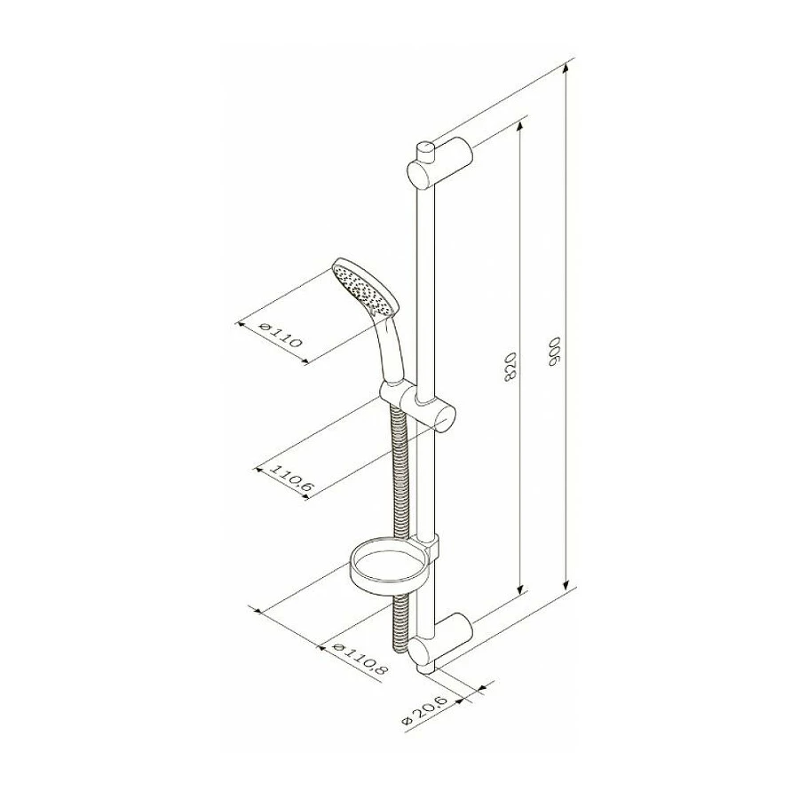 Душевой комплект Am Pm Spirit F0170064