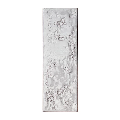 Плитка настенная Mutina Схамотте Моно Блансо / Chamotte Mono Blanco глянцевая белая PUCM01 21,3x7,2 см