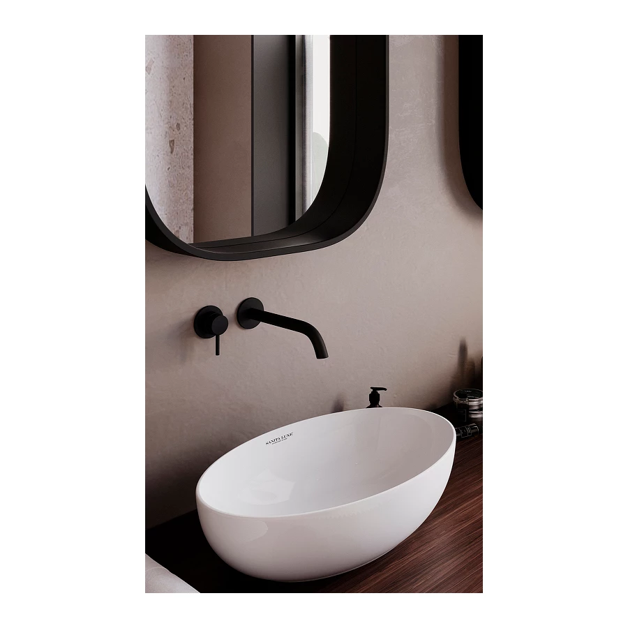 Раковина накладная Sanita Luxe Ringo Slim RNGSLWB01S