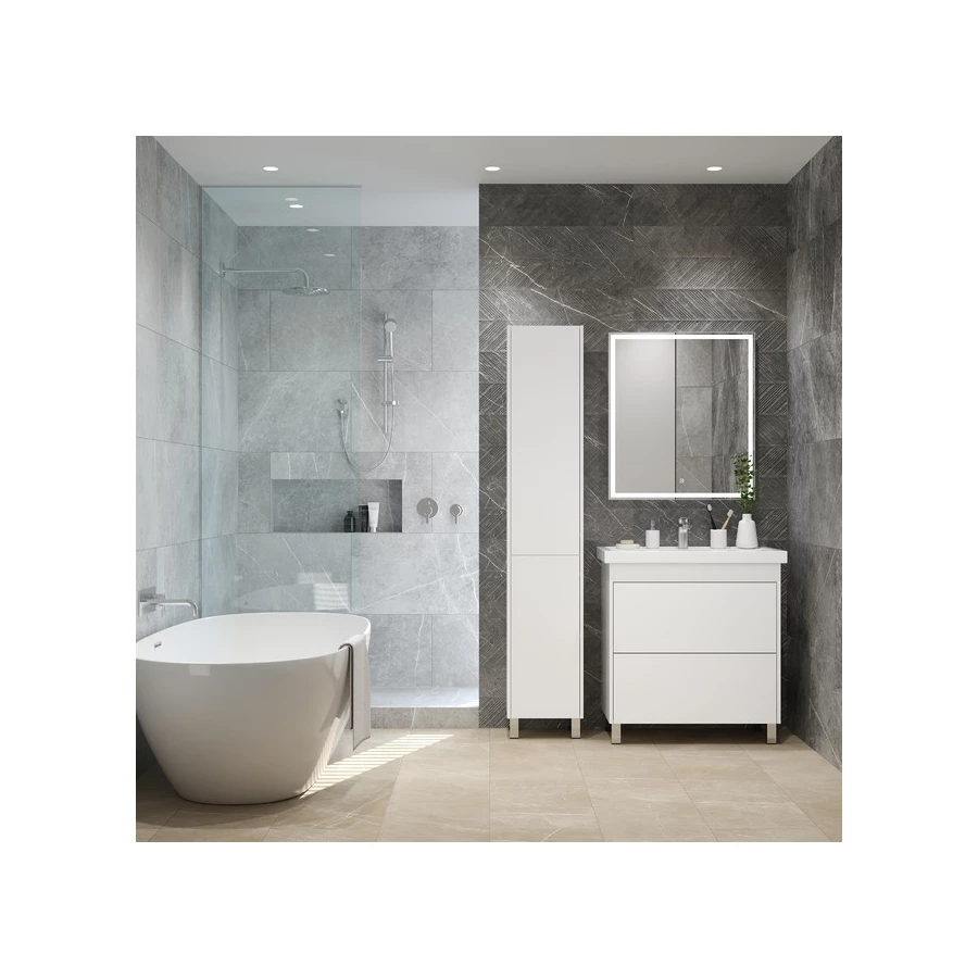 Пенал Briz Ricci П-35 360 04-00035-00 02 Бел правый 35 см