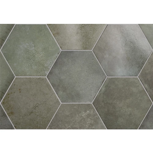 Керамогранит Equipe Хэритейж Йунгле / Heritage Jungle матовый зеленый 24953 20х17,5 см